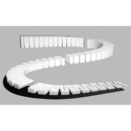 Woodland Scenics Woodland Scenics WOO1411 2 ft. 4 Percent Incline - Pack of 4 WOO1411